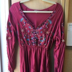 Embroidered Romper